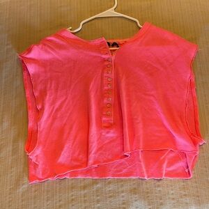 Urban Outfitters Pink Out From Under Top